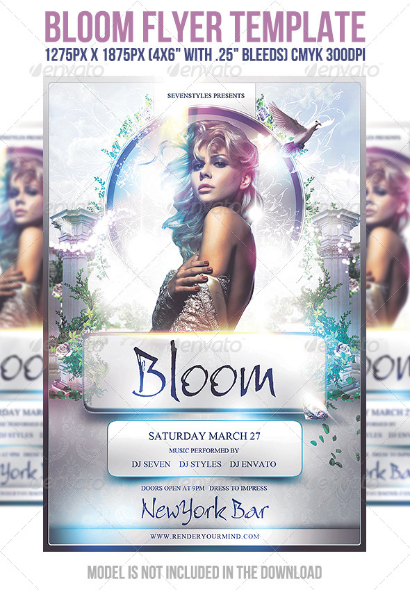 Bloom Flyer Template - Flyers Print Templates