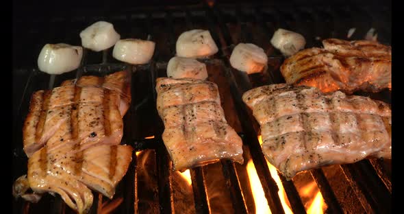 Salmon Fillet On The Grill