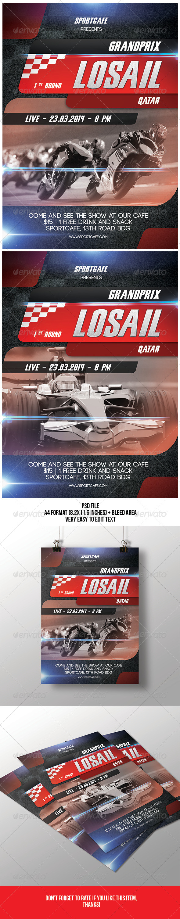 Racing Flyer - Sports Events