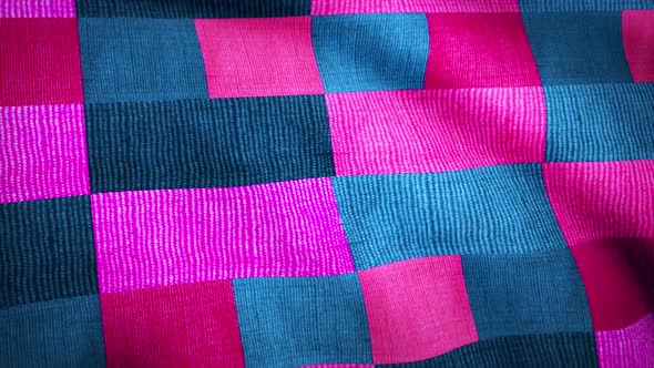 Background animation of colored fabric alt