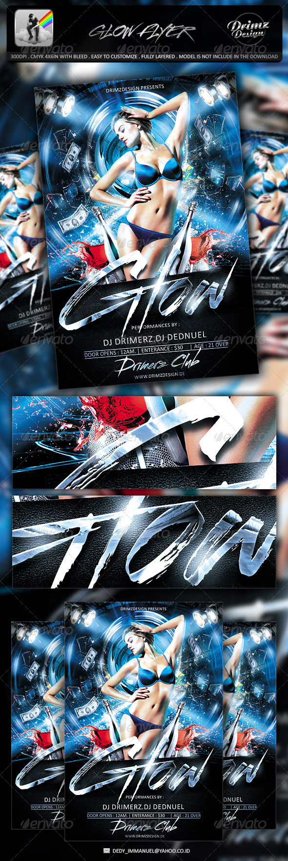 Glow Flyer - Events Flyers