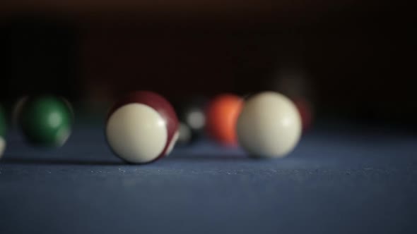 American Billiard Balls Move in Different Directions After Being Hit alt