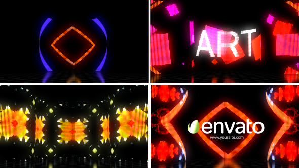 LED Logo Template - VideoHive 7033544