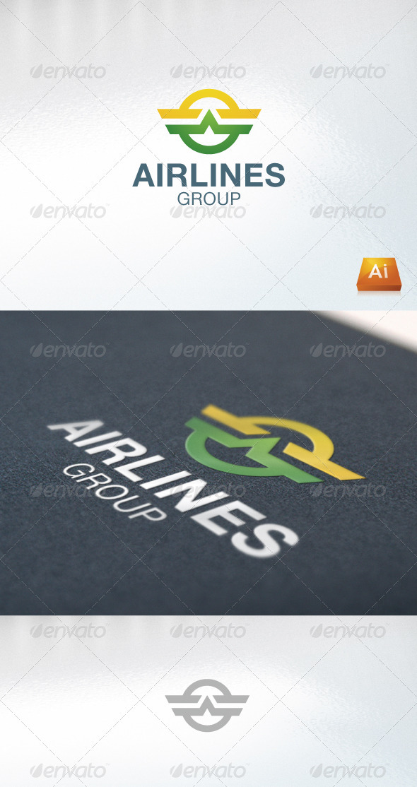 Airlines Group - Abstract Logo Templates