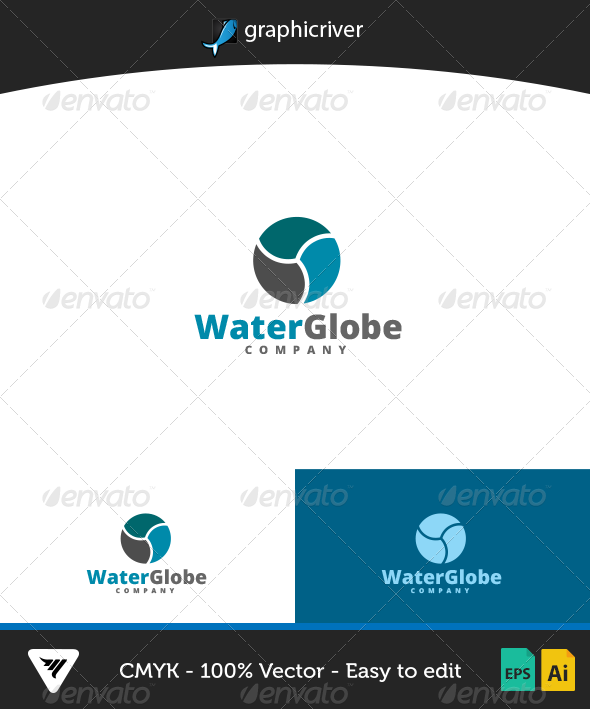 WaterGlobe Logo - Logo Templates