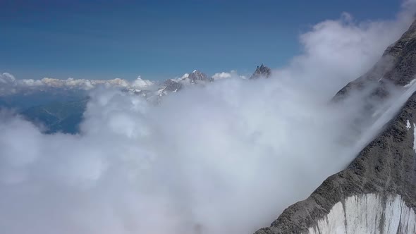 Flying Over the Alpine Mountains alt
