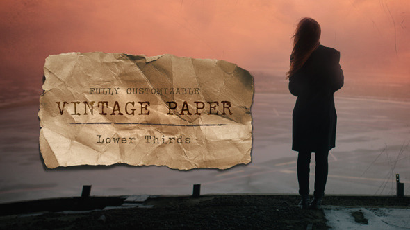 Vintage Paper Lower - VideoHive 7087128