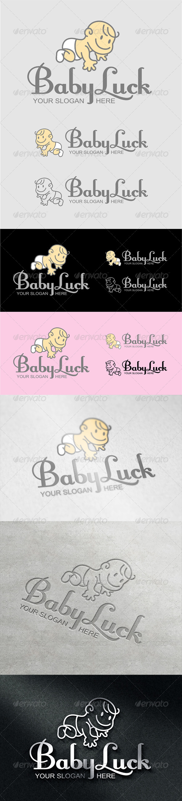 BabyLuck Logo - Humans Logo Templates