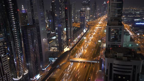 Cityscape View of High Rise Office Skscrapers in Metropolis alt