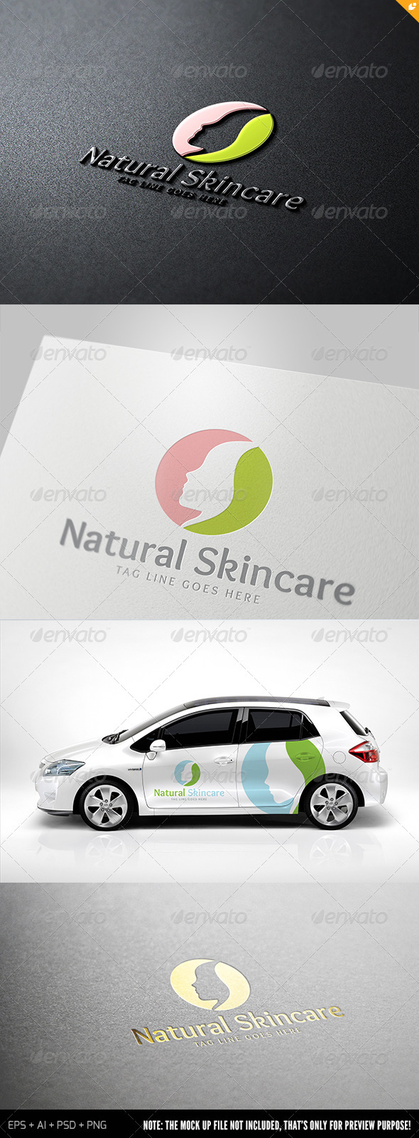Natural Skincare Logo - Humans Logo Templates