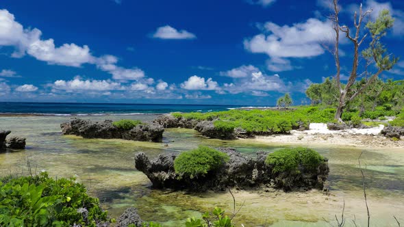 Eton Beach, Efate Island, Vanuatu, near Port Vila - famous beach, the east coast