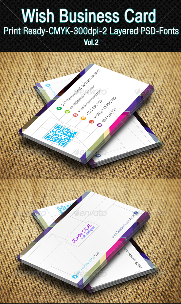Wish Business Card Vol. 02 - Creative Business Cards