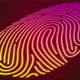Animated fingerprint with Neon glow - VideoHive Item for Sale