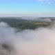 Awesome top view of the misty morning rural scene. - VideoHive Item for Sale