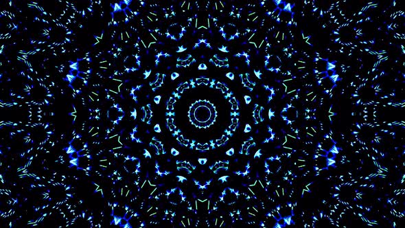 shining bright lines set wave motion, color blue, on black background alt