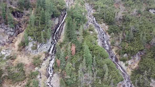Mountain Waterfall in Tatra Mountains, Poland alt
