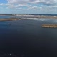Panoramic View of the Volga River, the City of Tolyatti and the Hydroelectric Power Station - VideoHive Item for Sale