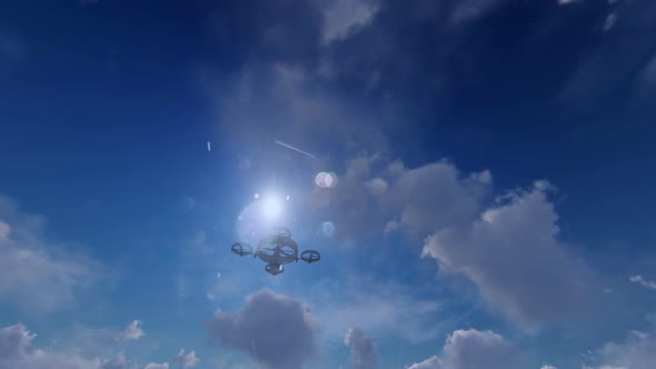 Quadcopter Flying alt