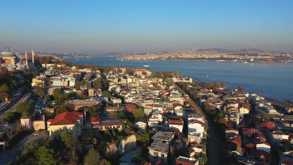 Embankment of Istanbul on the Bosphorus