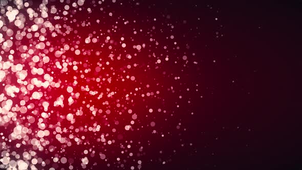 Dust White Particles Fly in the Air Background