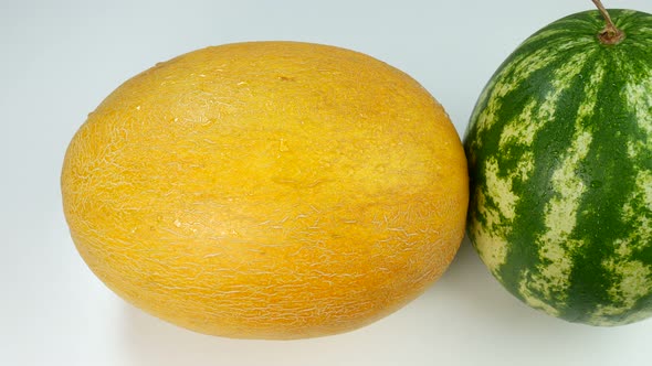 Colorful Melon And Watermelon
