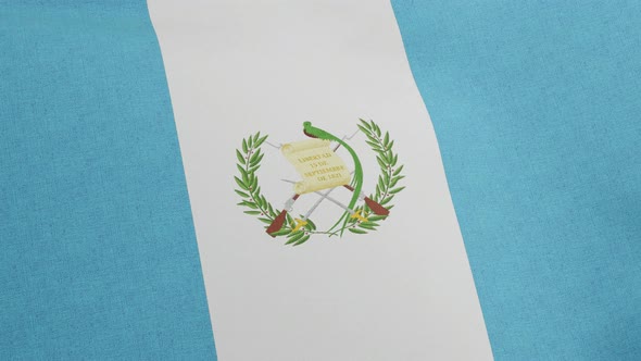 National Flag of Guatemala Waving Original Size and Colors 3D Render Republic of Guatemala Flag alt