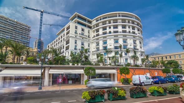 One of the Sides of the Monte Carlo Casino Timelapse Hyperlapse alt