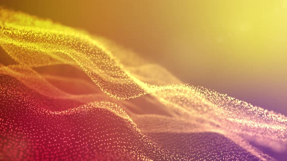 Abstract background with moving wave alt