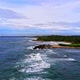 Aerial footage over blue ocean in srilanka - VideoHive Item for Sale