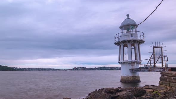 Cremorne Point Lighthouse Timelapse alt