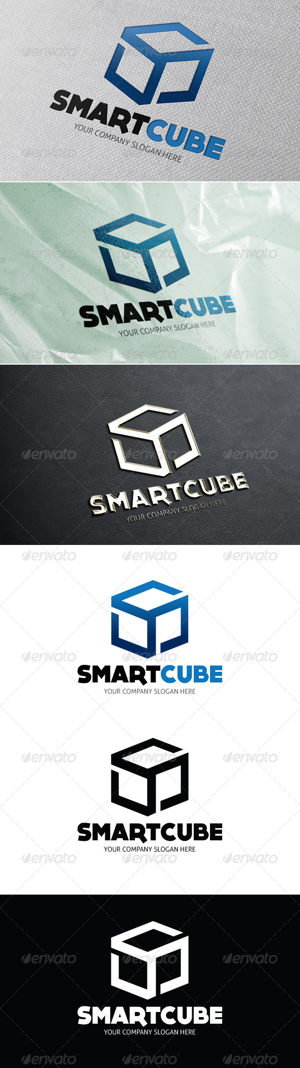 Smart Cube - Symbols Logo Templates