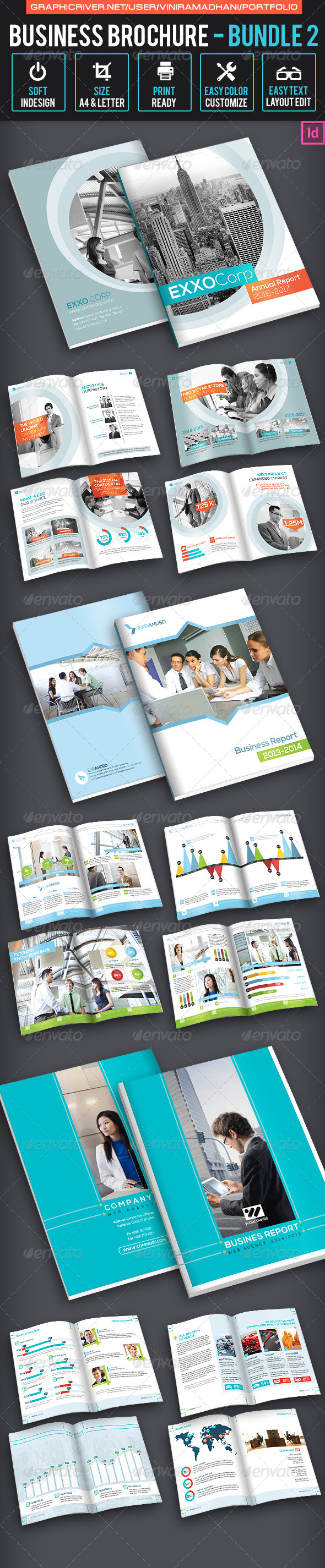 Business Brochure Bundle 2 - Corporate Brochures