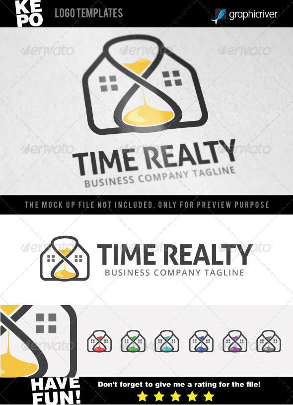 Time Realty Logo - Buildings Logo Templates