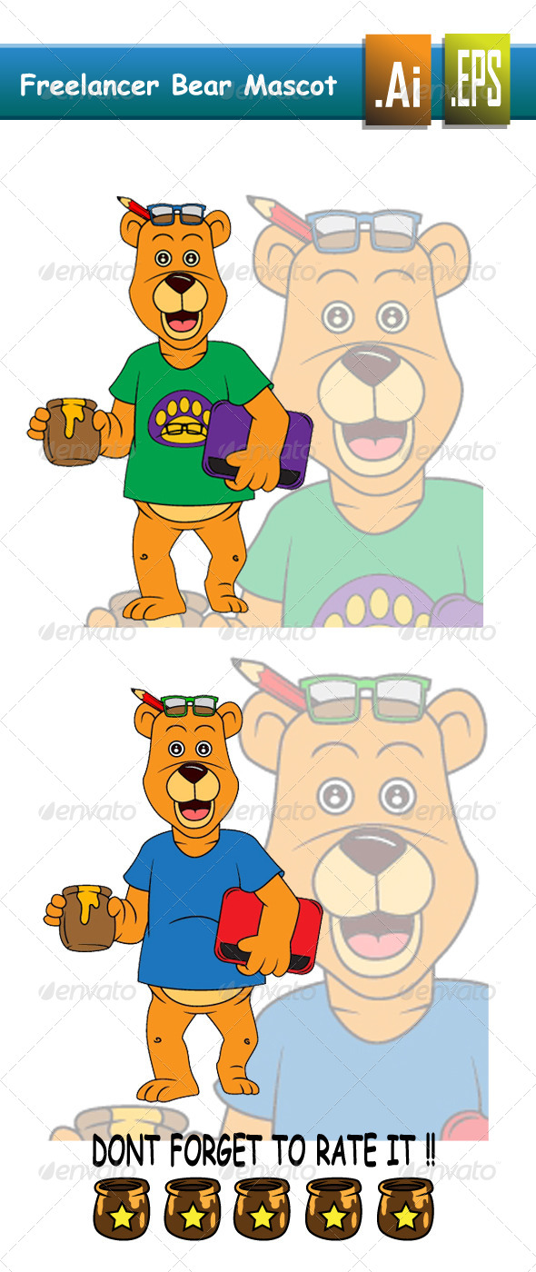 Freelancer Bear - Animals Characters