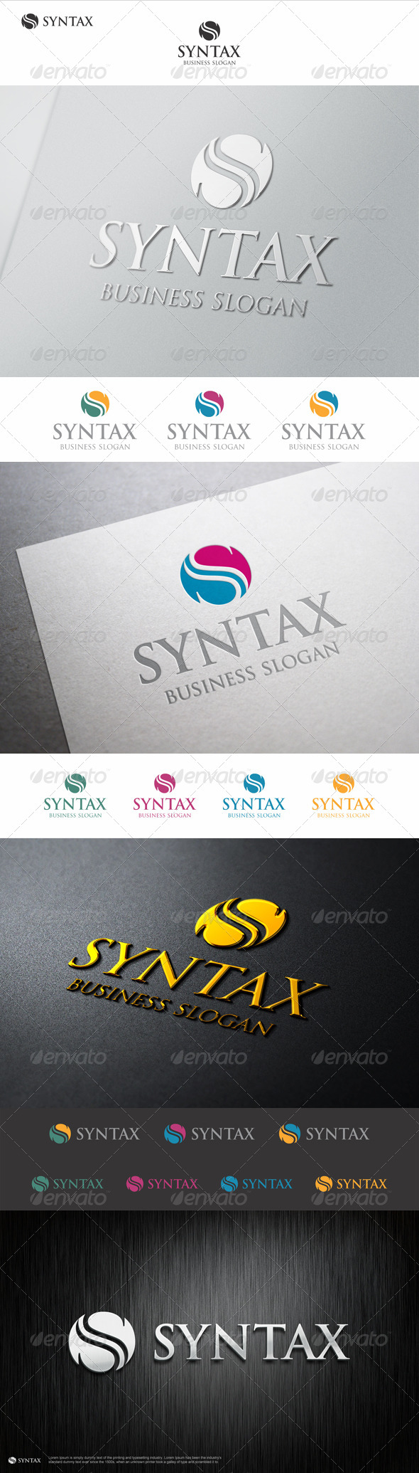 S Logo Shape Multipurpose Logo - Letters Logo Templates