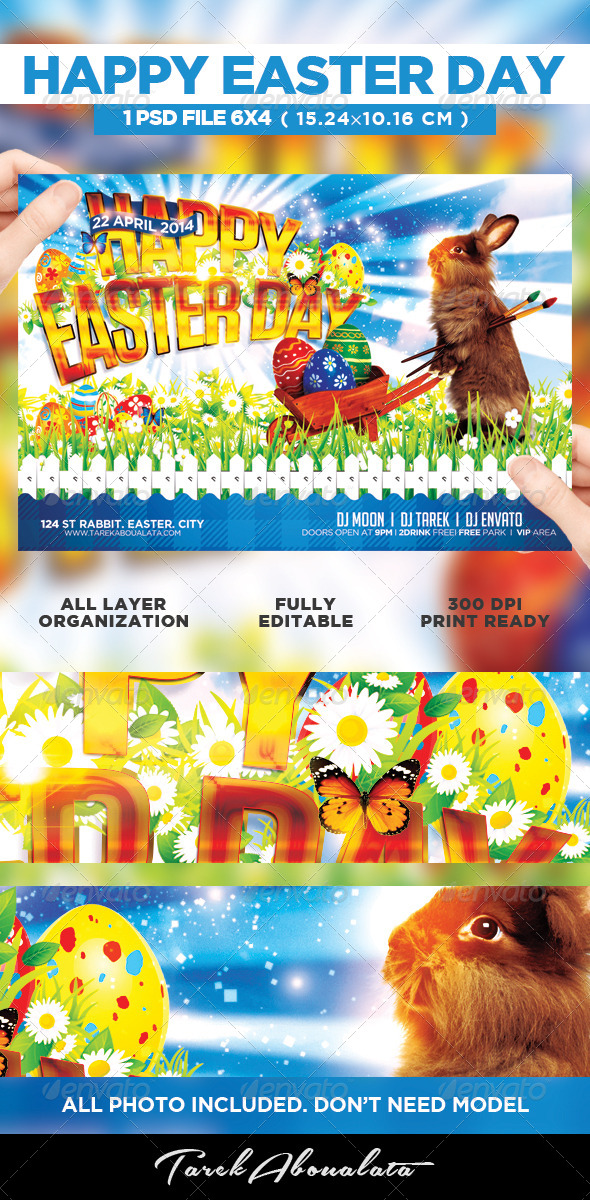 Happy Easter Day Flyer - Holidays Events