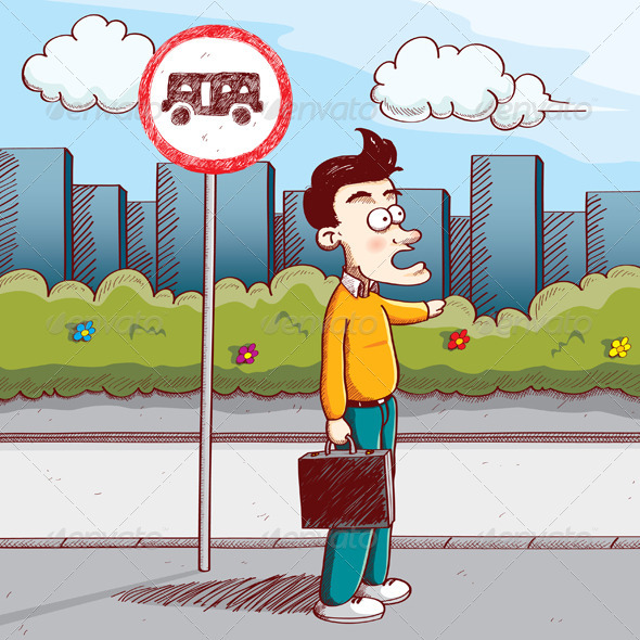 Man Stop The Bus - People Characters