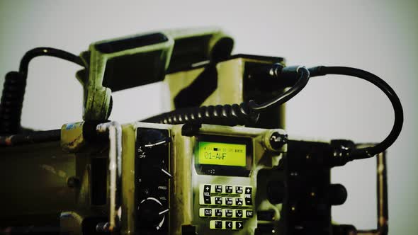 Military Radio Communication Control Panel