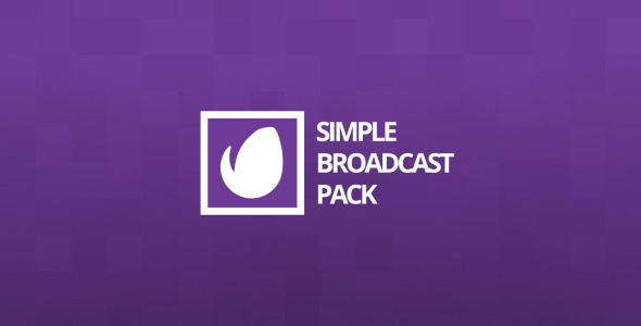 Simple Broadcast Pack - VideoHive 7102104
