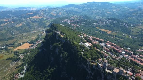 Houses and Apartments on the Mountainside of San Marino alt