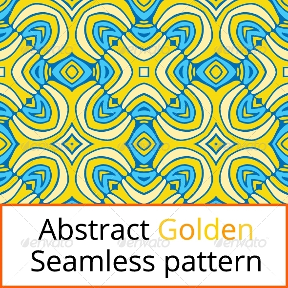 Abstract Seamless Golden Pattern - Patterns Decorative