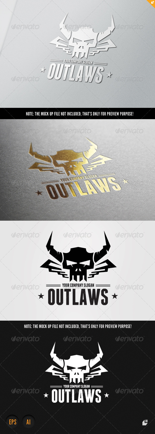 Outlaws Logo - Crests Logo Templates