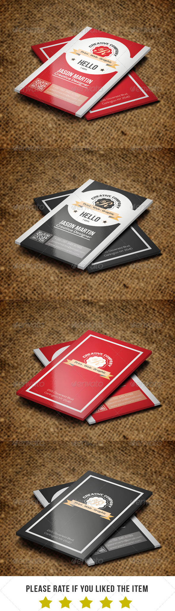 Retro Business card BNA 001 - Retro/Vintage Business Cards