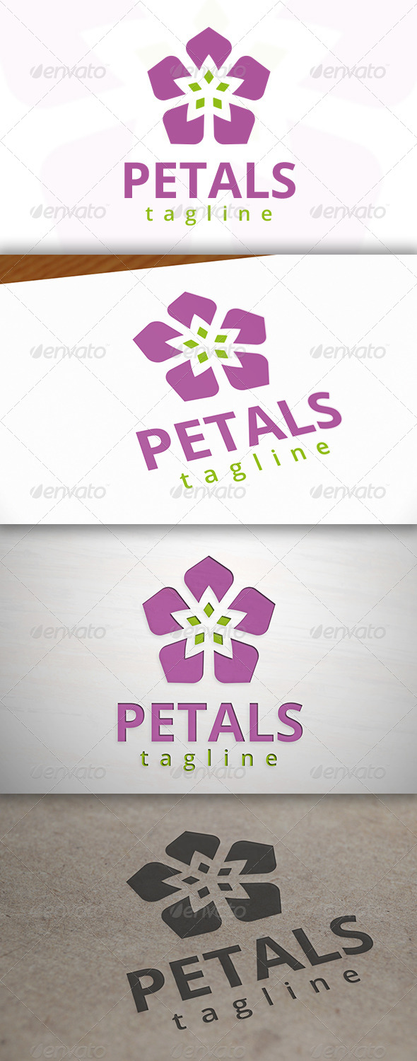 Petals Logo - Nature Logo Templates