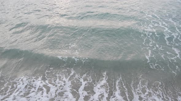 Pacific Ocean Big Waves Splashing California Coast Seascape USA