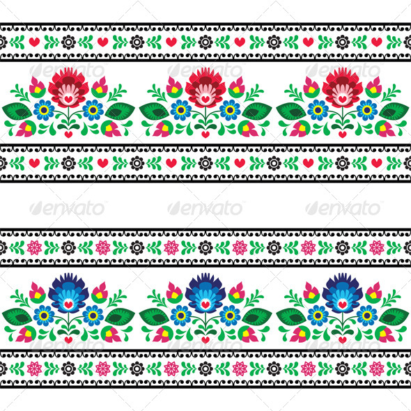 Seamless Polish Pattern - Patterns Decorative