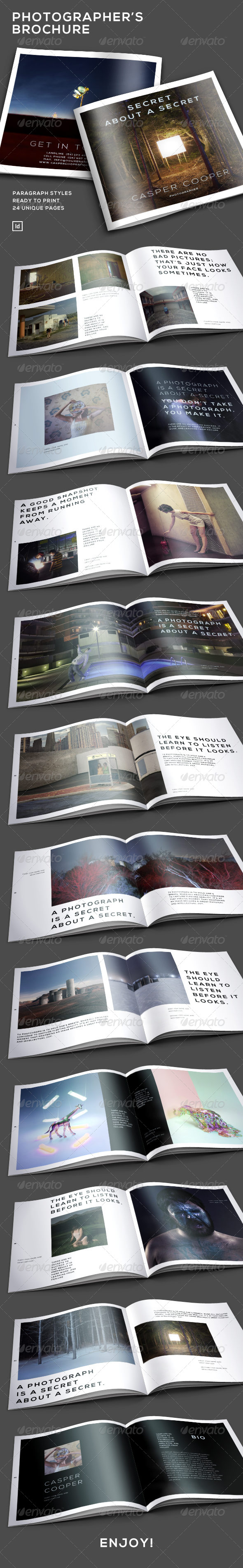 Photographer's Brochure - Multi Purpose - Portfolio Brochures