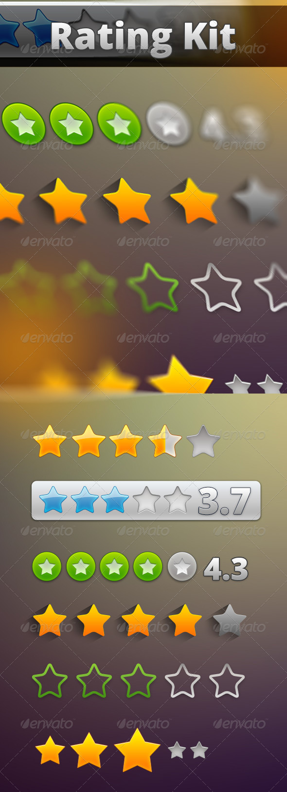 Rating Kit - Web Elements