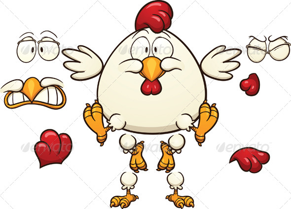 Chicken Parts - Animals Characters