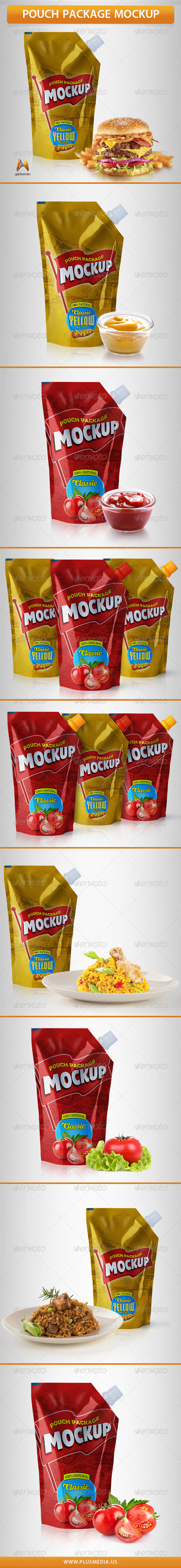 Pouch Package Mock Up